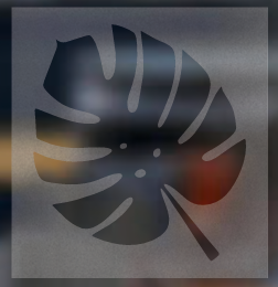 Cut-Out Frosted Decal