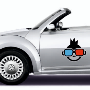 Die-Cut Car Decals-Stickers-Clear
