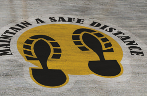 Die-Cut Floor Decal