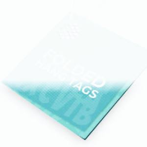 Folded Hang Tags