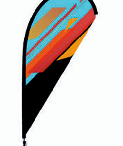 Suction Cup Flag - Teardrop